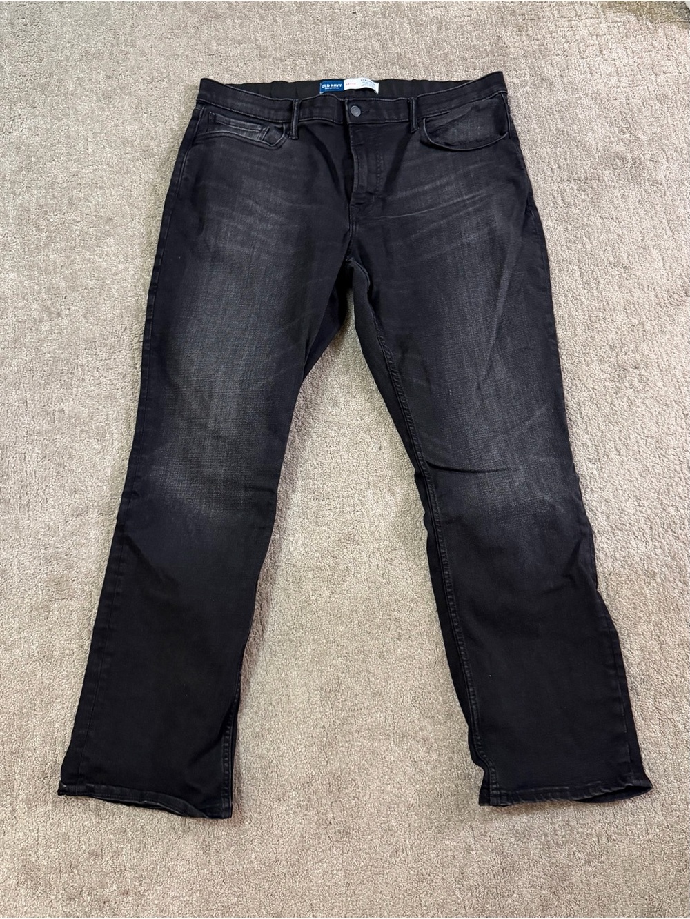 Old Navy Men's Black Straight Jeans